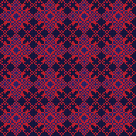 Christmas fair isle pattern design for fashion textiles, knitwear and graphics
