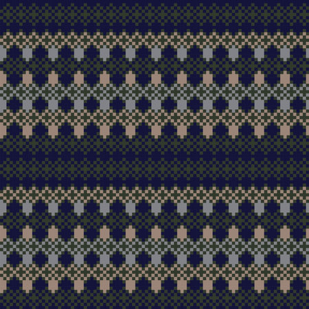 Argyle fair isle seamless pattern design for knitwear, fashion textile, graphics