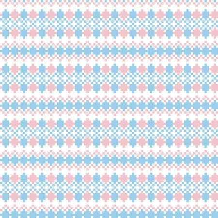 Argyle fair isle seamless pattern design for knitwear, fashion textile, graphicsのイラスト素材