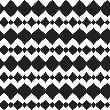 Argyle fair isle seamless pattern design for knitwear, fashion textile, graphicsのイラスト素材