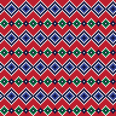 Argyle fair isle seamless pattern design for knitwear, fashion textile, graphics