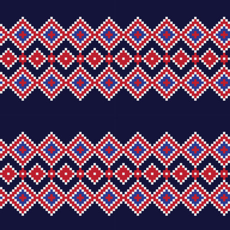 Argyle fair isle seamless pattern design for knitwear, fashion textile, graphics
