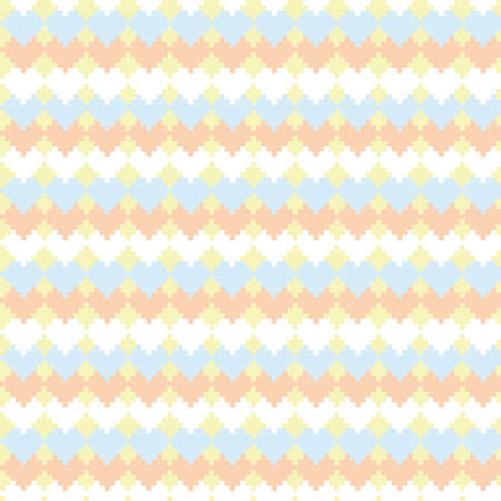 Argyle fair isle seamless pattern design for knitwear, fashion textile, graphicsのイラスト素材