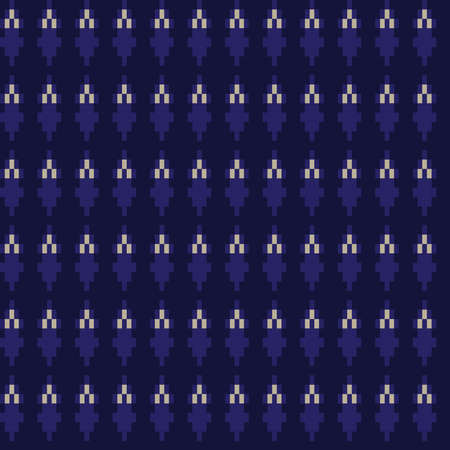 Argyle fair isle seamless pattern design for knitwear, fashion textile, graphicsのイラスト素材