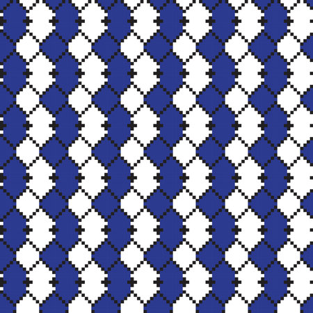 Argyle fair isle seamless pattern design for knitwear, fashion textile, graphics