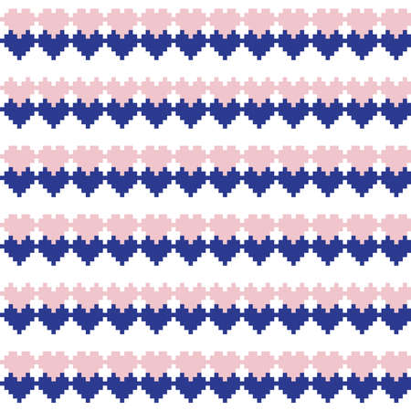 Argyle fair isle seamless pattern design for knitwear, fashion textile, graphicsのイラスト素材