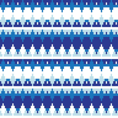 Argyle fair isle seamless pattern design for knitwear, fashion textile, graphicsのイラスト素材