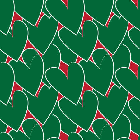 Heart shaped brush stroke seamless pattern design for fashion textiles, graphics and craftsのイラスト素材