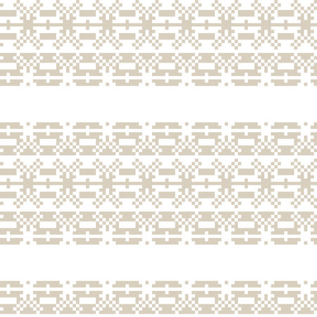 Christmas fair isle pattern design for fashion textiles, knitwear and graphicsのイラスト素材