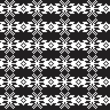 Christmas fair isle pattern design for fashion textiles, knitwear and graphics