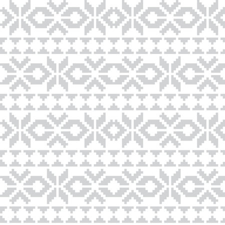 Christmas fair isle pattern design for fashion textiles, knitwear and graphicsのイラスト素材