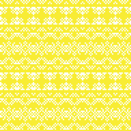 Snowflake fair isle pattern design for fashion textiles, knitwear and graphicsのイラスト素材