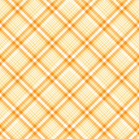 Orange Chevron Plaid Tartan textured seamless pattern design suitable for fashion textiles and graphicsのイラスト素材