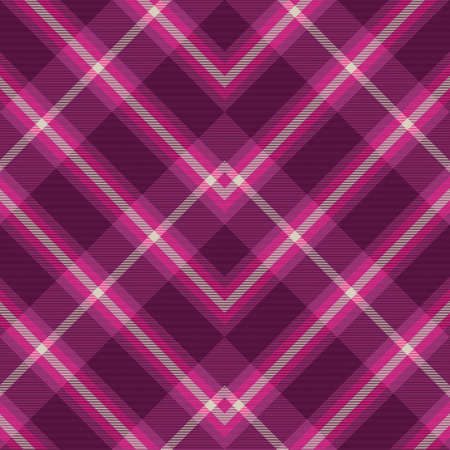 Purple Chevron Plaid Tartan textured Seamless pattern design suitable for fashion textiles and graphicsのイラスト素材