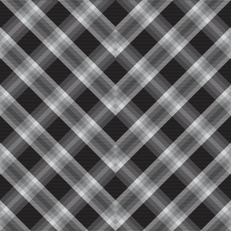 Black and White Chevron Plaid Tartan textured Seamless pattern design suitable for fashion textiles...