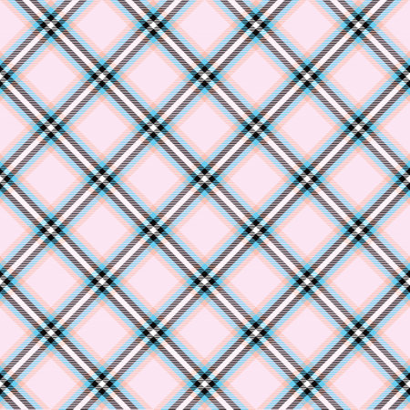 Pastel Chevron Plaid Tartan textured Seamless pattern design suitable for fashion textiles and graphicsのイラスト素材