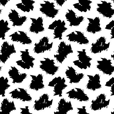Abstract Brush strokes pattern design suitable for fashion textiles, graphics, backgroundsのイラスト素材