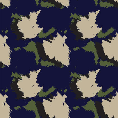 Abstract Brush strokes pattern design suitable for fashion textiles, graphics, backgroundsのイラスト素材