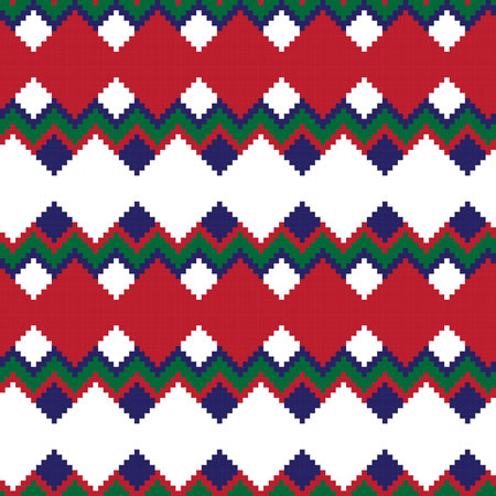 Argyle fair isle seamless pattern design for knitwear, fashion textile, graphics