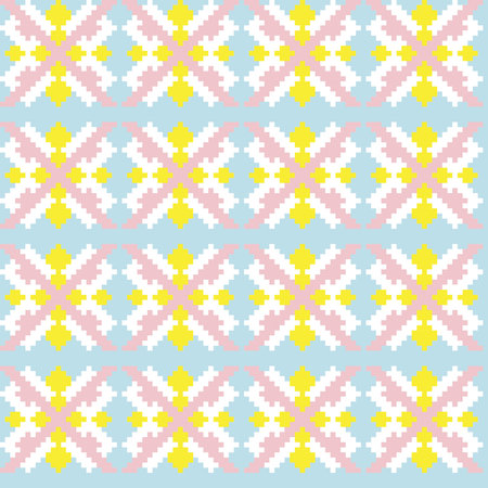 Argyle fair isle seamless pattern design for knitwear, fashion textile, graphics
