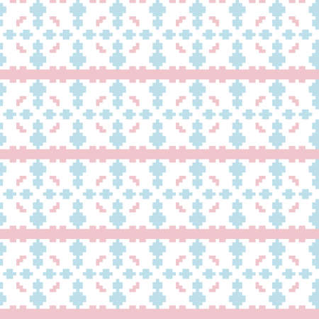 Argyle fair isle seamless pattern design for knitwear, fashion textile, graphicsのイラスト素材