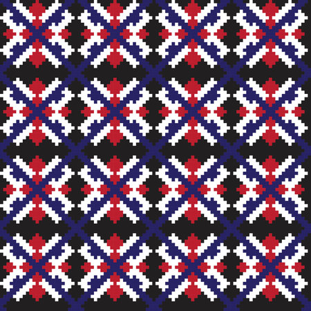 Argyle fair isle seamless pattern design for knitwear, fashion textile, graphics