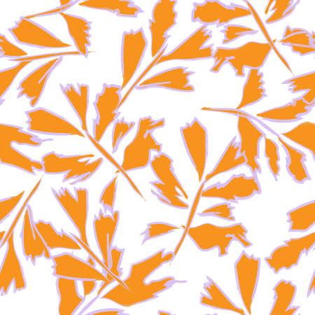 Brush Strokes Tropical Leaf seamless pattern design for fashion textiles, graphics and craftsのイラスト素材