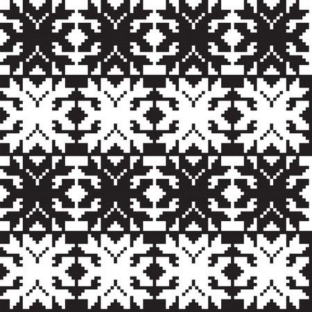 Christmas fair isle pattern design for fashion textiles, knitwear and graphics