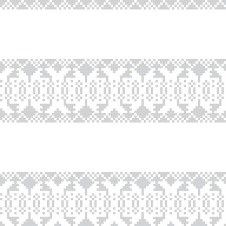 Christmas fair isle pattern design for fashion textiles, knitwear and graphicsのイラスト素材