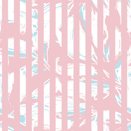 Leaf striped seamless pattern design for fashion textiles and graphicsのイラスト素材