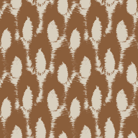 Abstract Brush Stroke fur pattern design for fashion textiles, homeware, graphics, backgroundsのイラスト素材