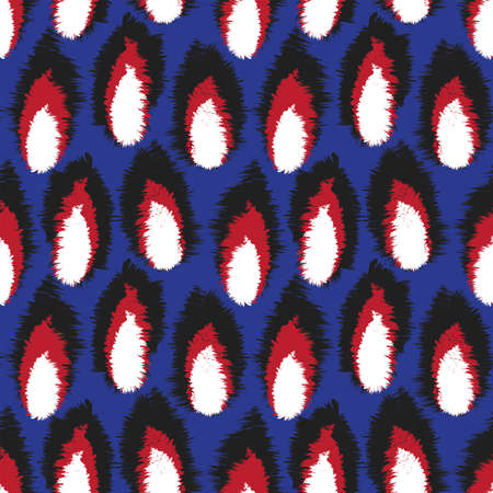 Abstract Brush Stroke fur pattern design for fashion textiles, homeware, graphics, backgroundsのイラスト素材