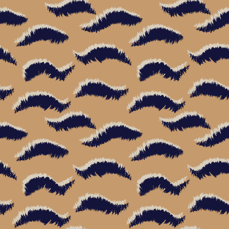 Abstract Brush Stroke fur pattern design for fashion textiles, homeware, graphics, backgrounds