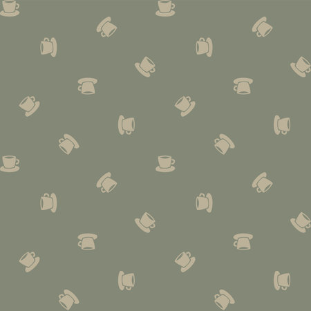 Coffee cups seamless pattern design for fashion textiles, crafts, branding, marketing and web materialsのイラスト素材