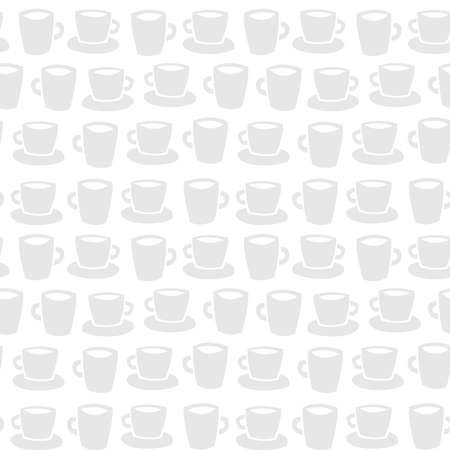 Coffee cups seamless pattern design for fashion textiles, crafts, branding, marketing and web materialsのイラスト素材