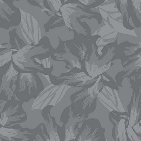 Floral brush strokes seamless pattern design for fashion textiles, graphics, backgrounds and craftsのイラスト素材