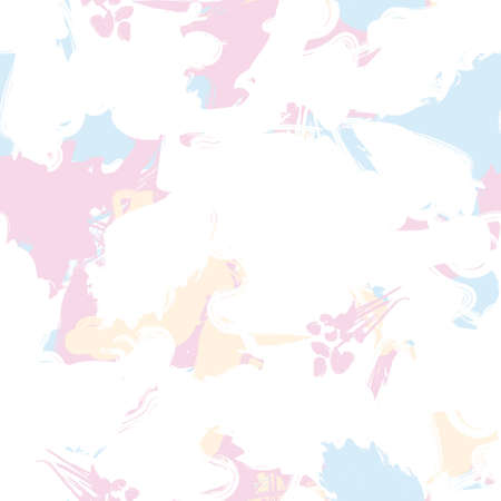 Floral brush strokes seamless pattern design for fashion textiles, graphics, backgrounds and craftsのイラスト素材