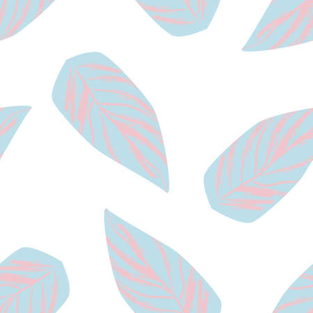 Tropical Leaf seamless pattern design for fashion textiles, graphics and craftsのイラスト素材