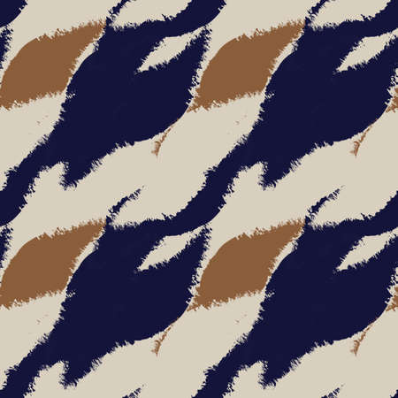 Abstract Brush strokes pattern design suitable for fashion textiles, graphics, backgroundsのイラスト素材
