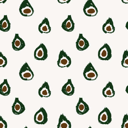 Abstract Brush strokes pattern design suitable for fashion textiles, graphics, backgroundsのイラスト素材