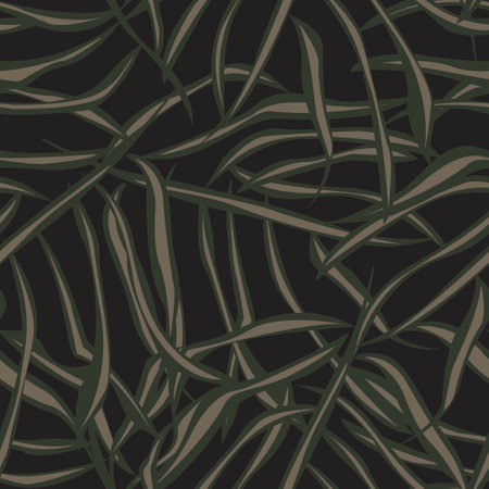 Tropical Leaf seamless pattern design for fashion textiles, graphics and craftsのイラスト素材