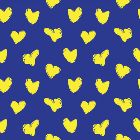 Heart shape seamless pattern design for fashion textiles, graphics and craftsのイラスト素材