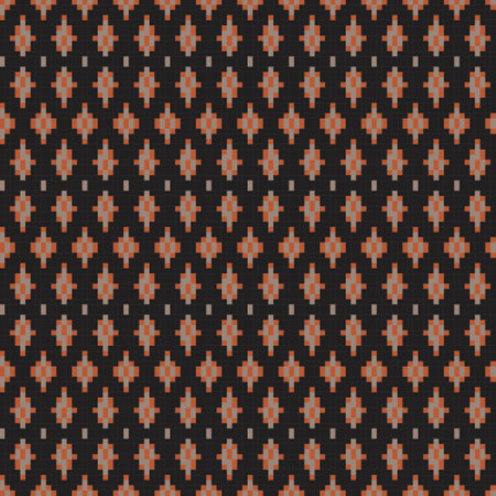 Argyle fair isle seamless pattern design for knitwear, fashion textile, graphicsのイラスト素材