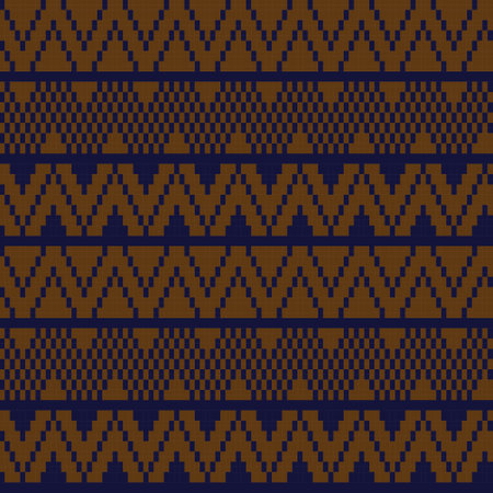 Argyle fair isle seamless pattern design for knitwear, fashion textile, graphicsのイラスト素材