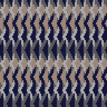 Argyle fair isle seamless pattern design for knitwear, fashion textile, graphics
