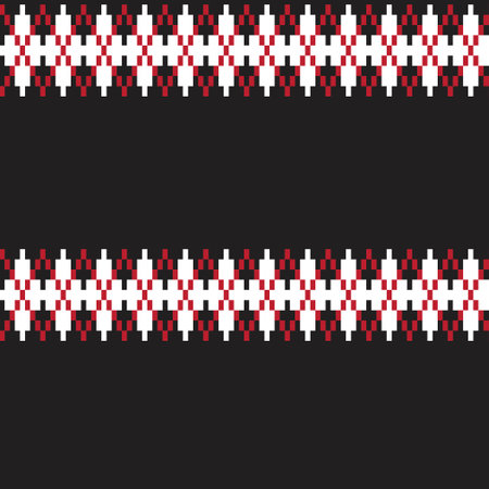 Argyle fair isle seamless pattern design for knitwear, fashion textile, graphicsのイラスト素材