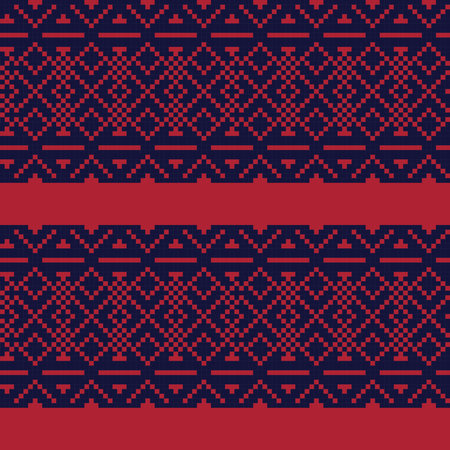 Argyle fair isle seamless pattern design for knitwear, fashion textile, graphics