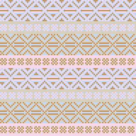 Argyle fair isle seamless pattern design for knitwear, fashion textile, graphics