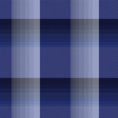 Blue Ombre Plaid textured seamless pattern suitable for fashion textiles and graphicsのイラスト素材