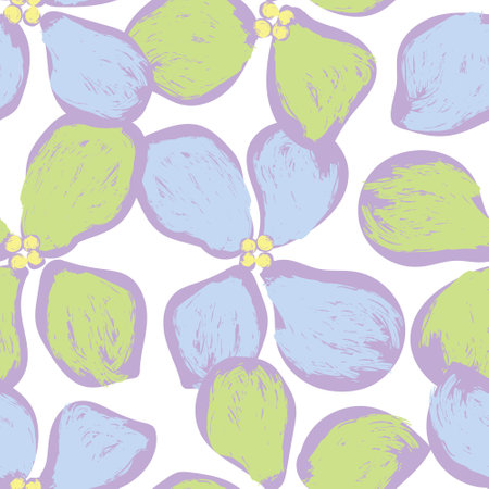 Abstract Floral seamless pattern design for fashion textiles, graphics, backgrounds and craftsのイラスト素材